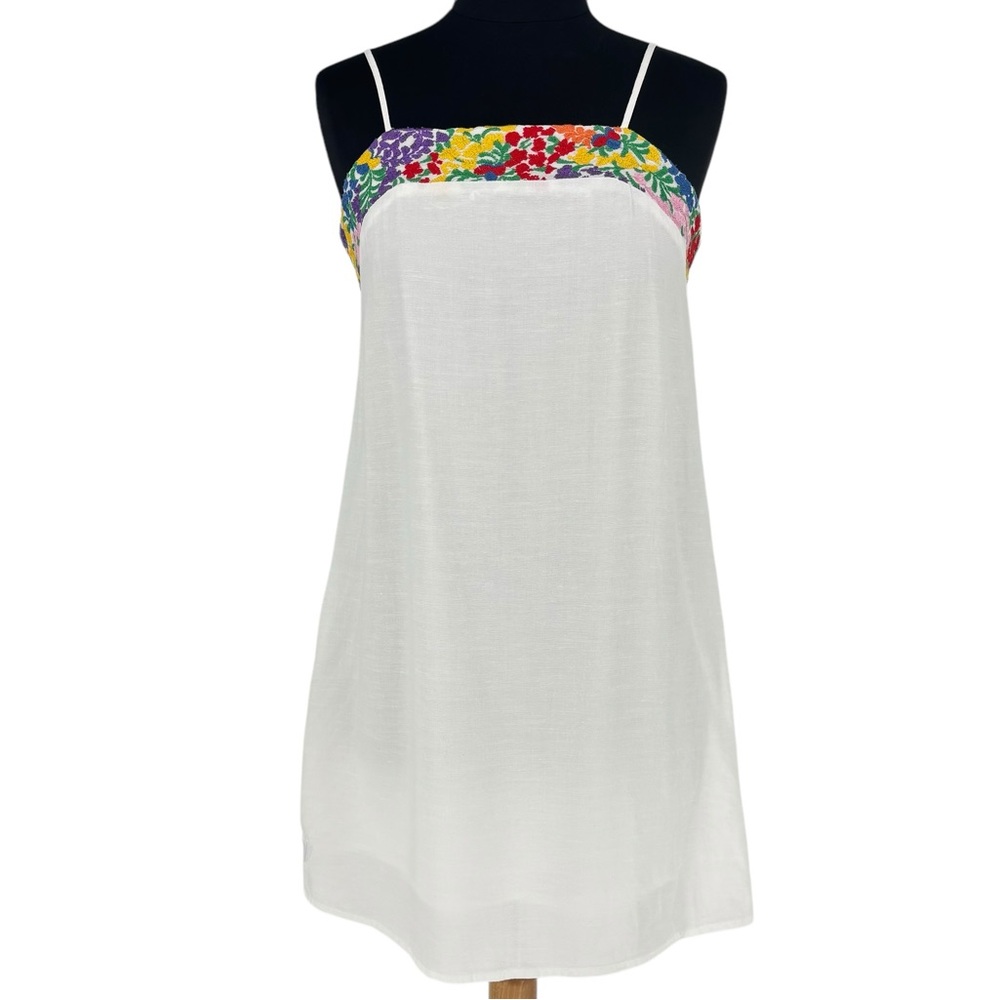 J.Marie‎ Linen Blend Embroidered Dress